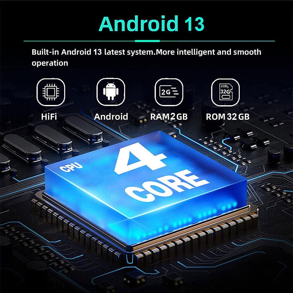 Estéreo Android 14 2+32G Apple Carplay Cámara para GMC Savana 2003-2006 Gps Bt