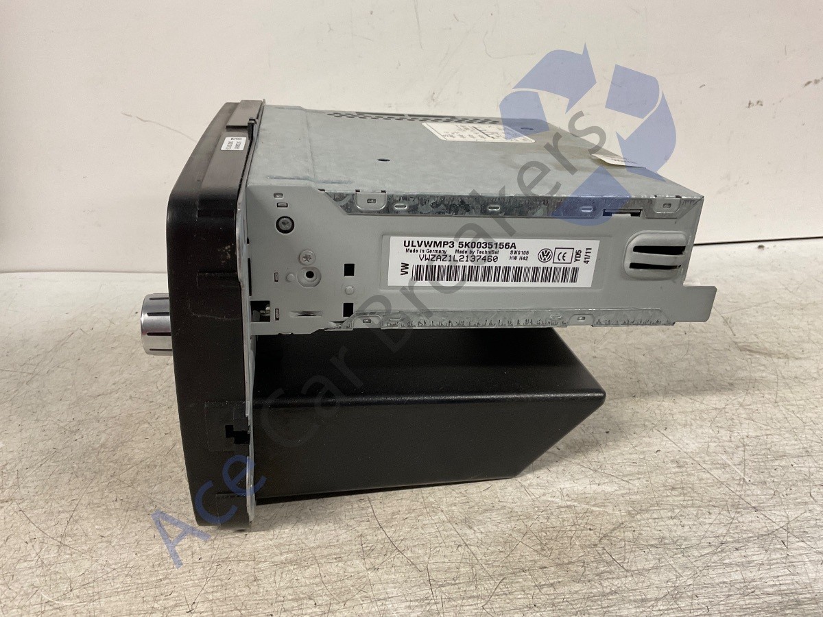 VW Caddy 2K Facelift 10-15 Stereo Radio CD Player No Code 5K0035156A