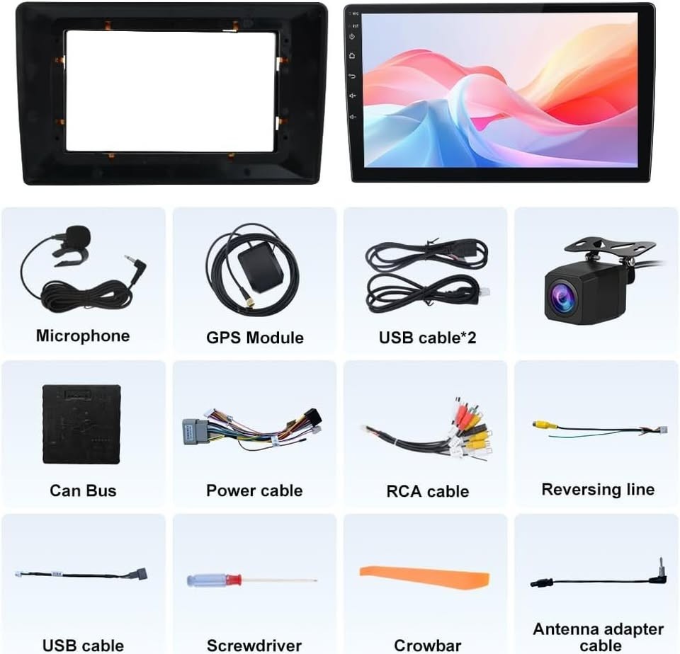 AWESAFE CarPlay Android Auto Radio for Dodge Ram 2009-2012 Jeep JK 2007-2018