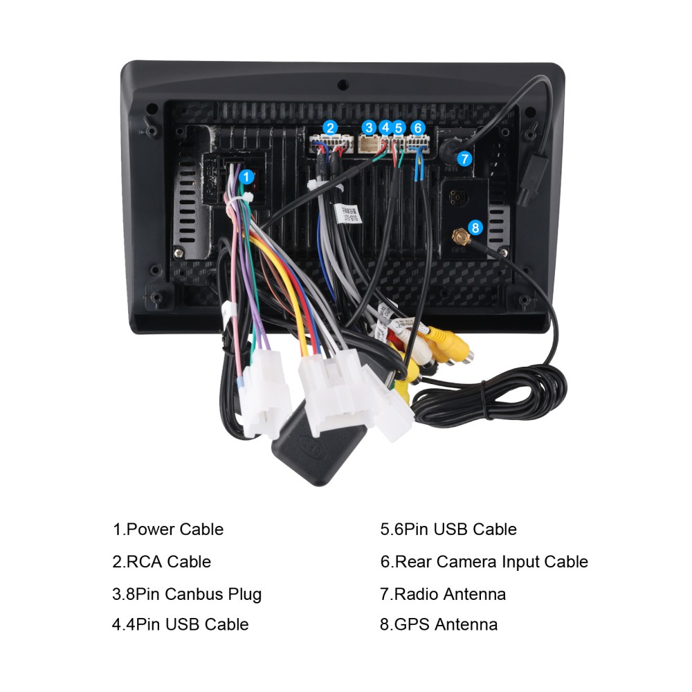 6+128GB For 2000-2006 Toyota Tundra Android15 Apple Carplay Car Radio GPS Stereo