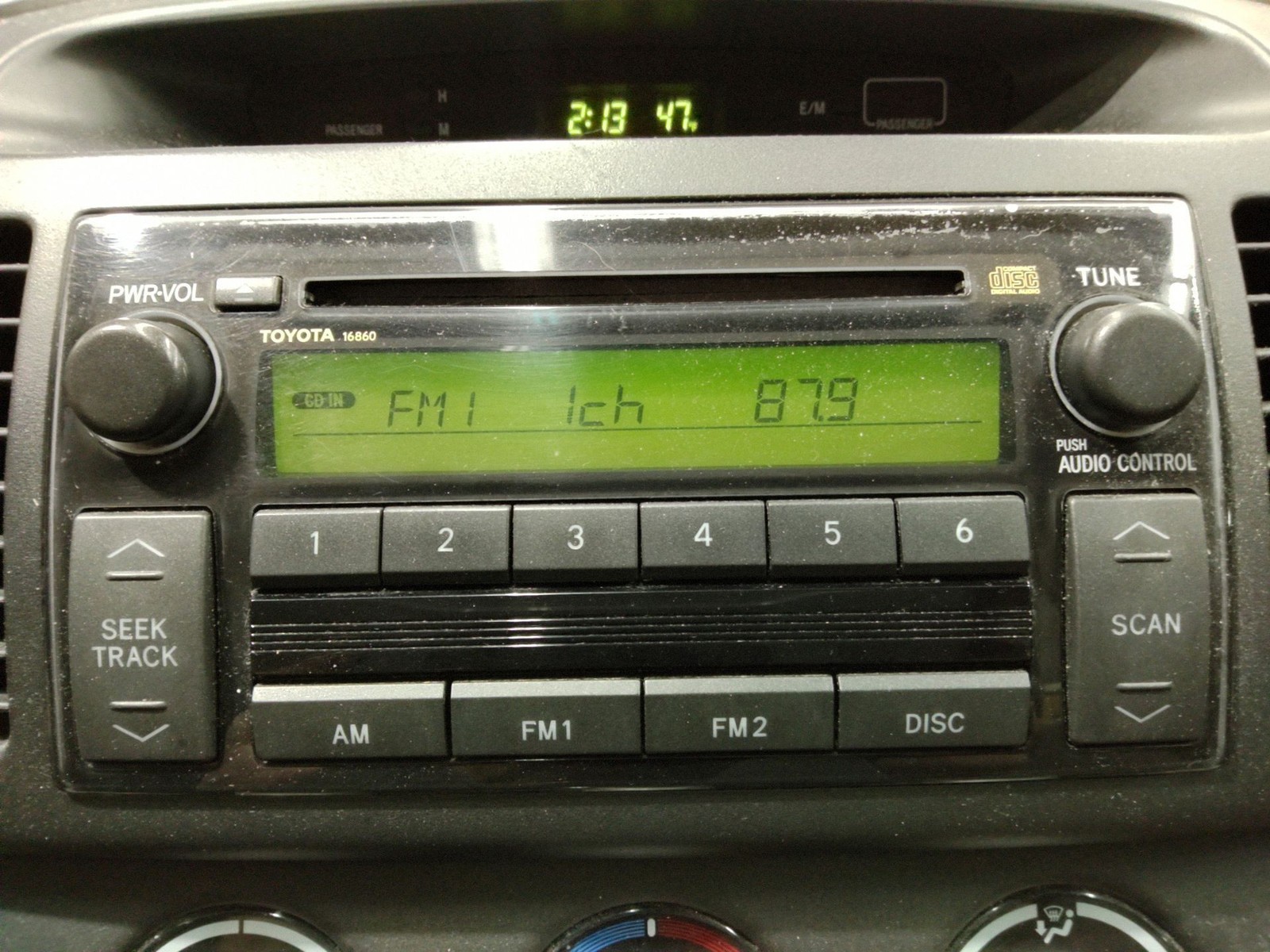 RECIEVER Audio & Visual Equip.(radio) TOYOTA CAMRY 05 06 ID 16860