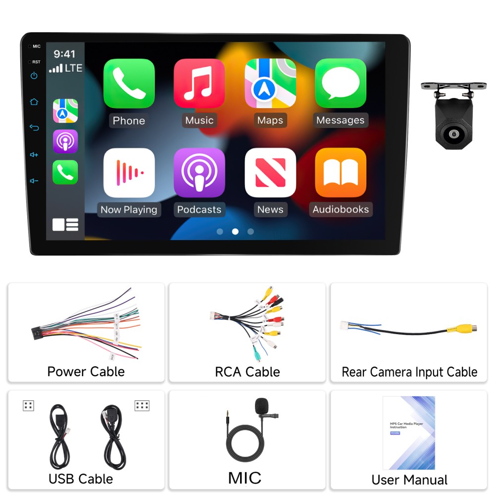9 Inch Car Stereo Radio For Honda CRV 2007-2011 Apple Carplay Android Auto BT FM