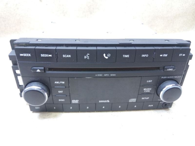 Stereo Radio AM FM CD 6 Disc DVD MP3 AUX 05064922AF Fits 08-11 DODGE DAKOTA G13