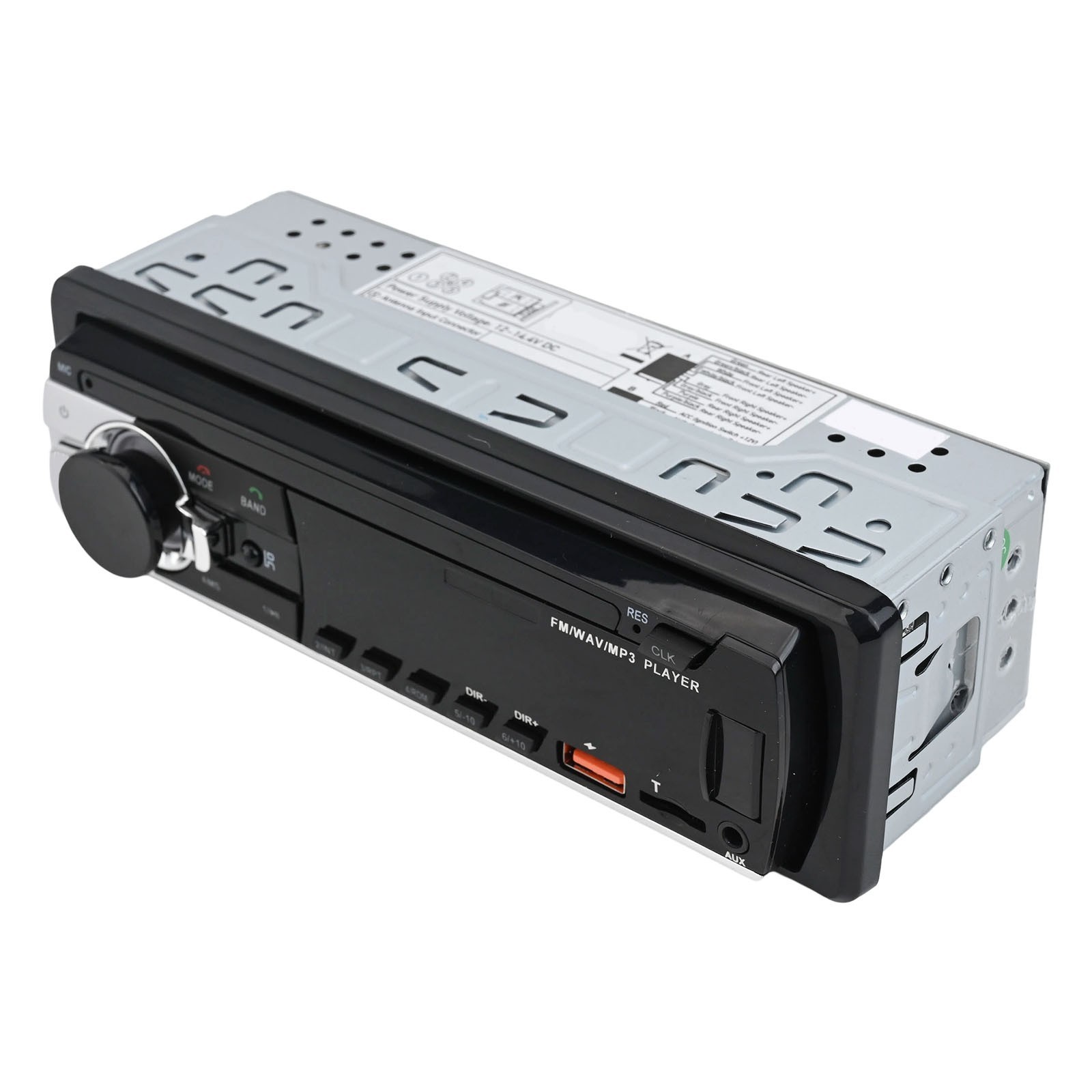 Sleek Black Design Powerful 60W Digital car for mp3 player features USB input