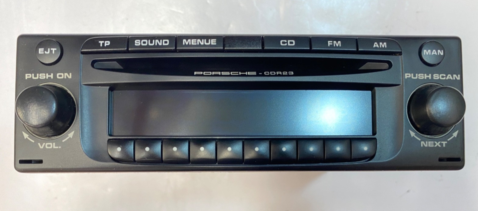 Porsche CDR23 Radio Stereo Head Unit Becker BE6612 (Made in Germany) *UNTESTED