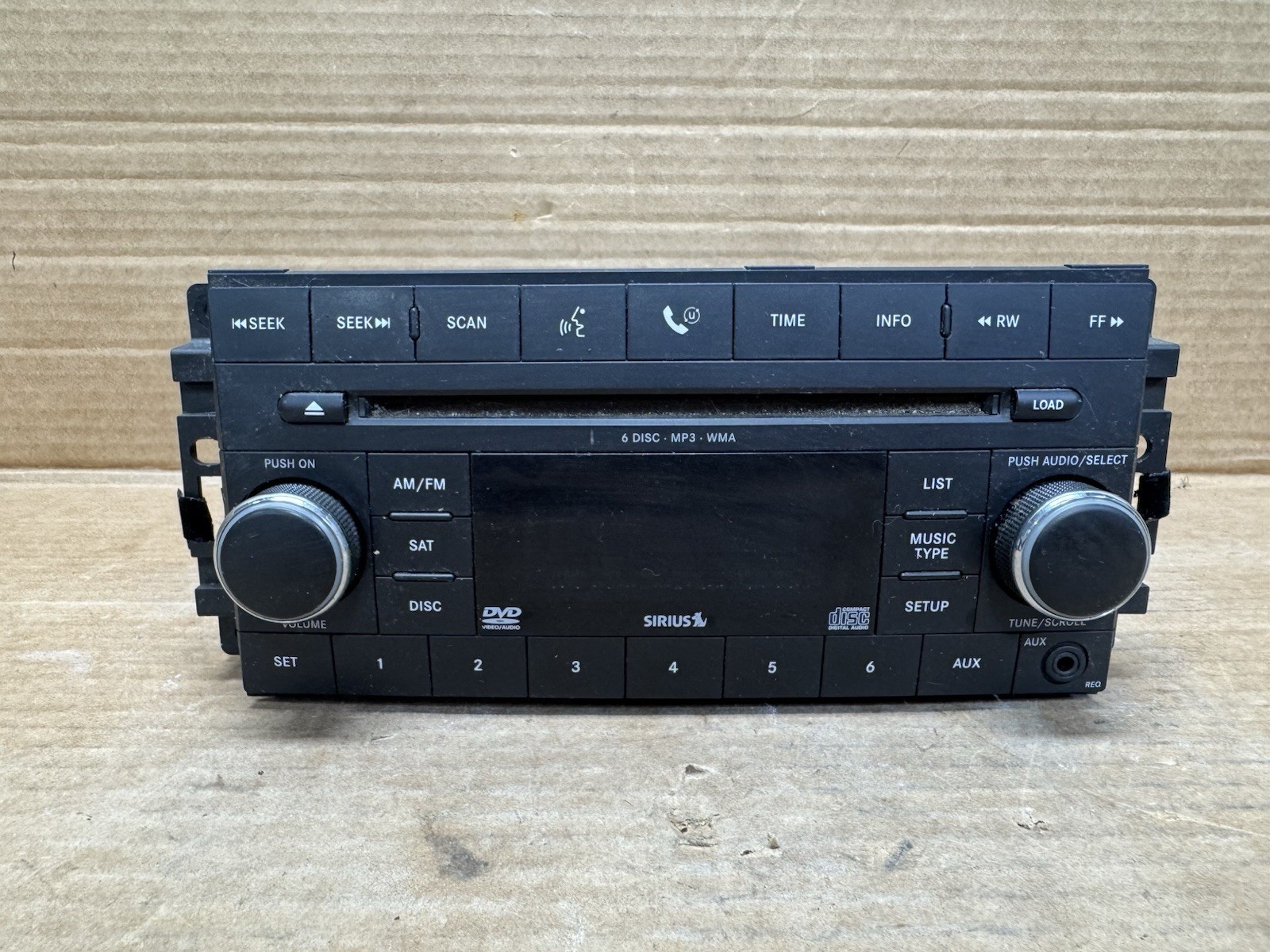 CHRYSLER DODGE JEEP 05064920AG OEM RES AM-FM 6 CD SAT RADIO FREE SHIP TESTED!