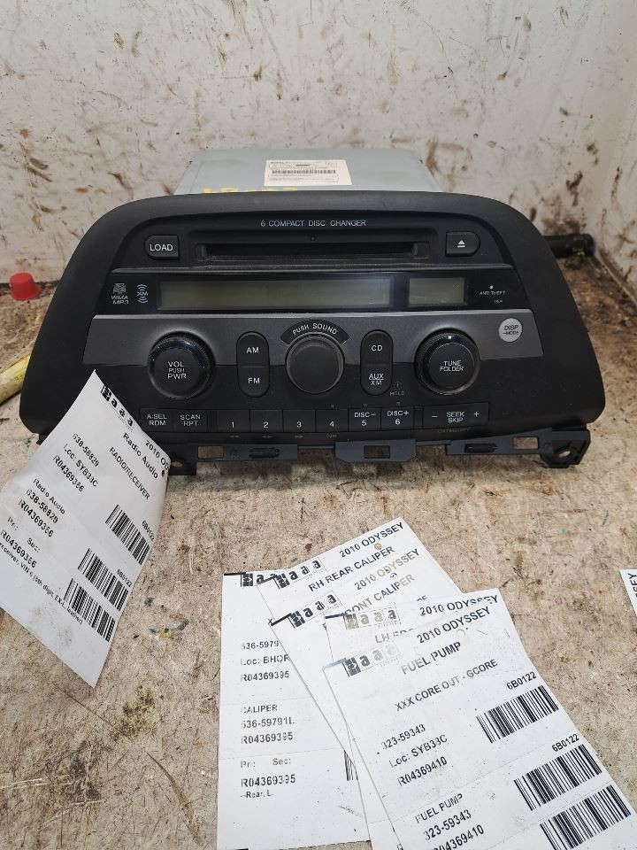 2010 Odyssey Stereo Radio Radio/Receiver Sku#4369366