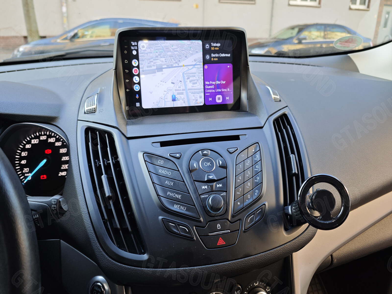 2+32GB For Ford Escape Kuga 2013-2016 Android 13 Car Stereo Radio GPS W/Camera