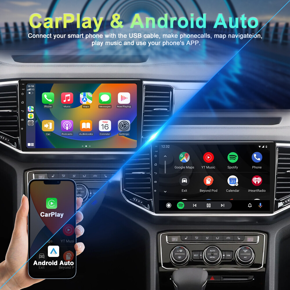 10in Android 15 Stereo Carplay GPS SAT DSP 32G For 2014-19 Nissan Xtrail Qashqai