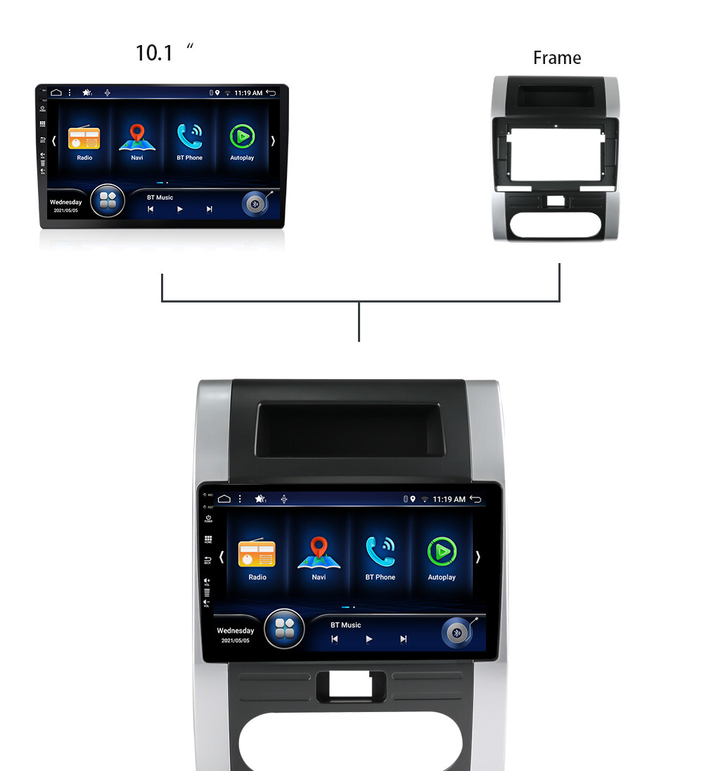 4GB+64GB Car Stereo Radio CarPlay For Nissan X-Trail T31 Android Navi DSP AHD BT