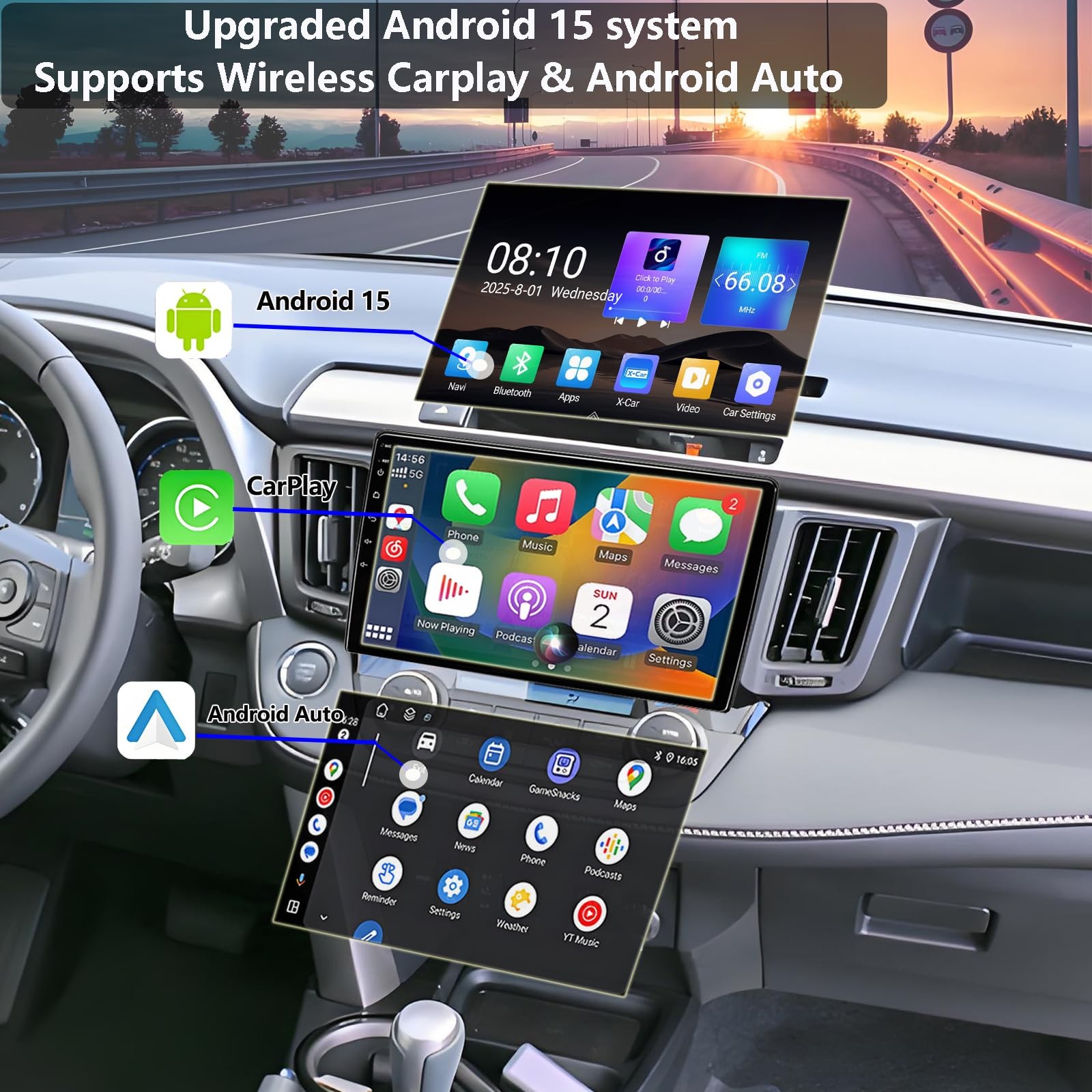 ** NEW Toyota RAV4 2013-2018 | 10.2 Inch Stereo | 8-Core | 4GB+64GB | CarPlay