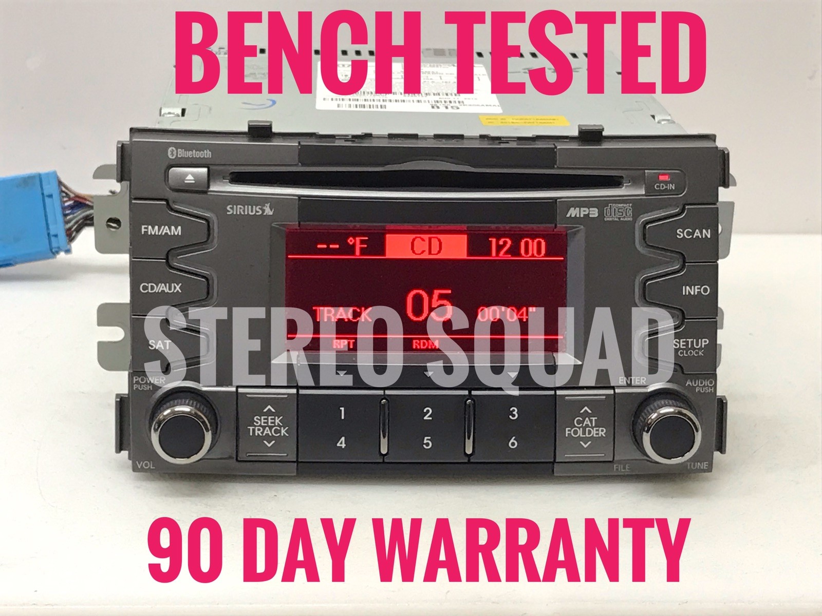2010-2011 Kia Soul Radio Bluetooth Mp3 Cd Player 96150-2K305AMAL “KI256”