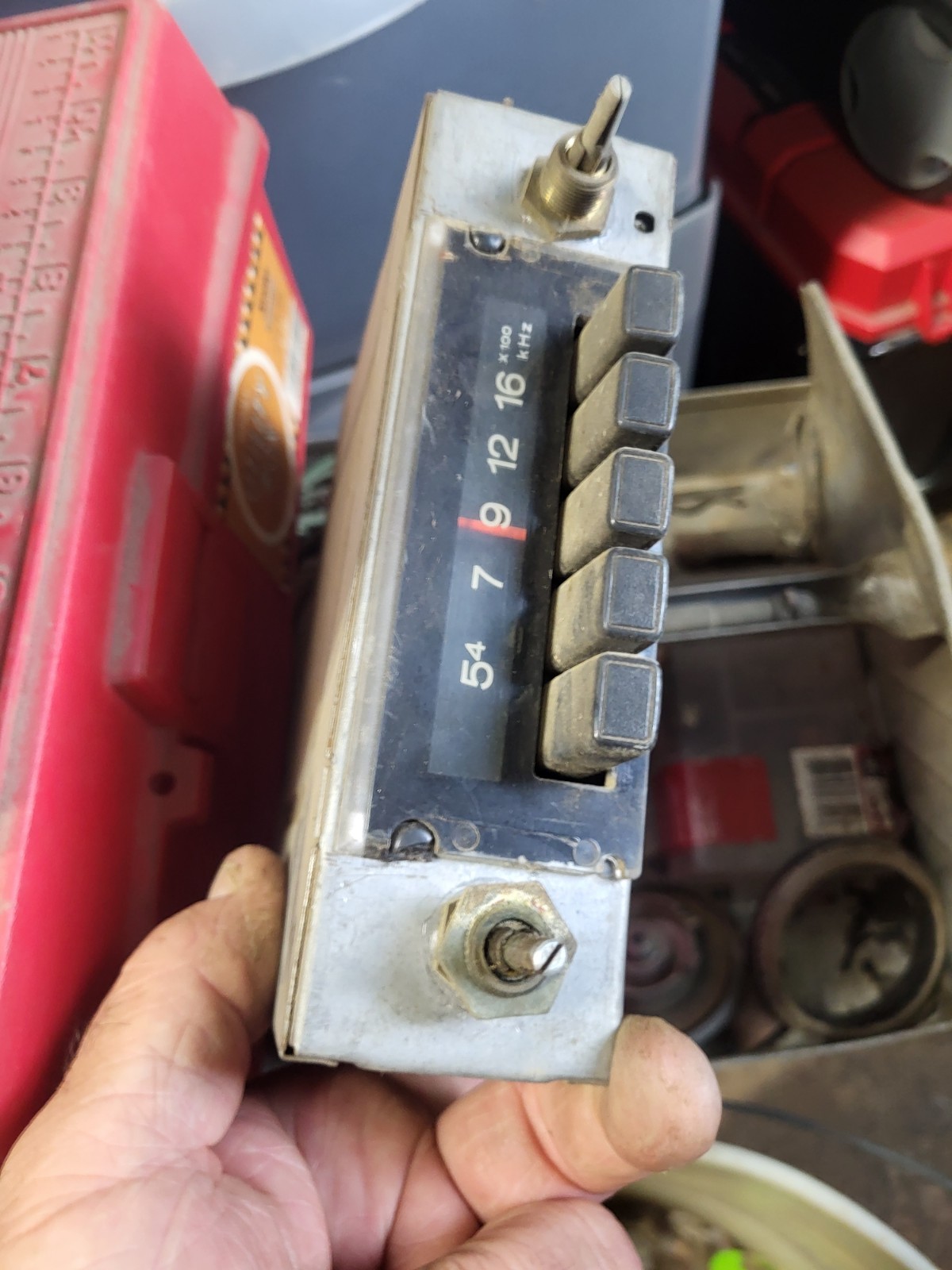 Antique Genuine Factory AM Car Radio 453039c91 Unknown Year Parts Only Untested