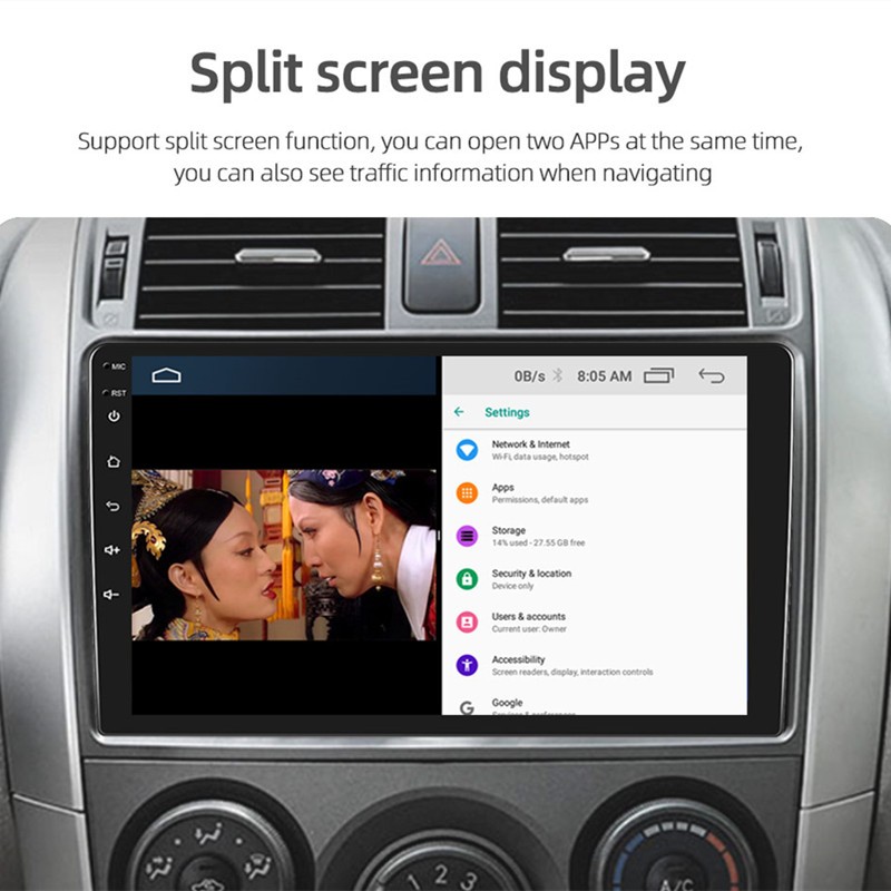 Android 13 Car Radio Stereo For Honda Acura TSX 2004-2008 GPS Navigation Carplay