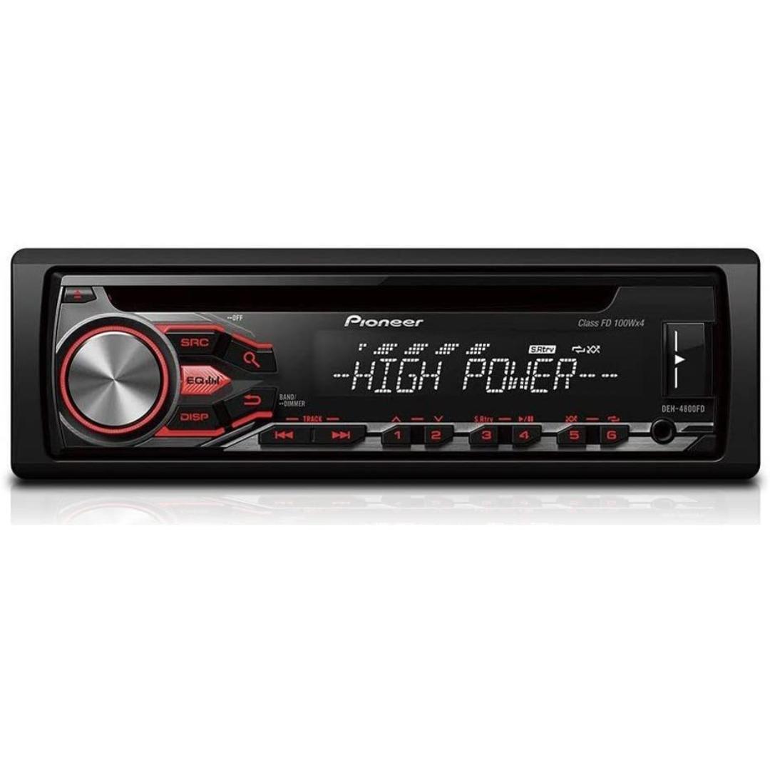 Pioneer DEH-4800FD Car Stereo High Power 4×100 iPod iPhone USB AUX Spotify Flac