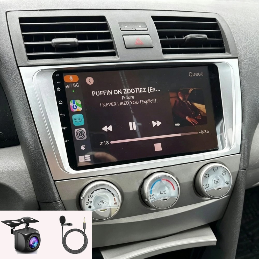 9 Inch For TOYOTA CAMRY 2007-2011 Apple Carplay Android 15 Car Stereo Radio SWC