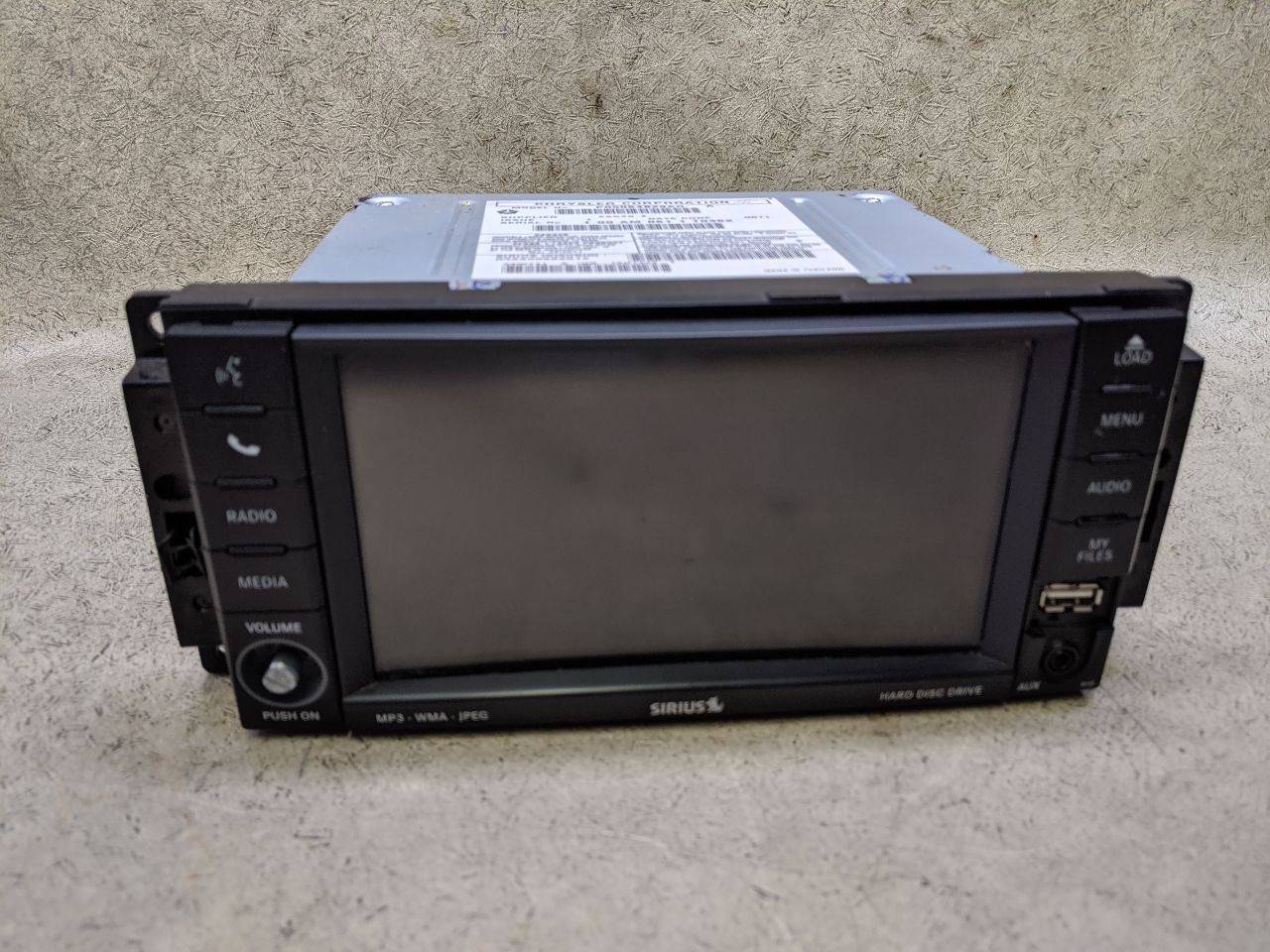 Stereo Radio AM FM CD Navigation RHB 05064829AG Fits 2011 DODGE CARAVAN e10-70