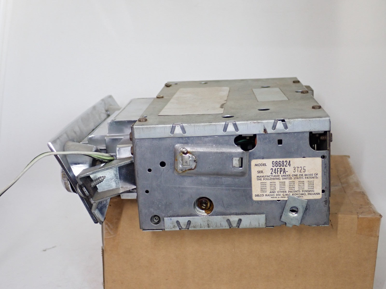 1967 1968 Camaro & Firebird AM FM Radio Delco 986824 Factory Option Works VIDEO