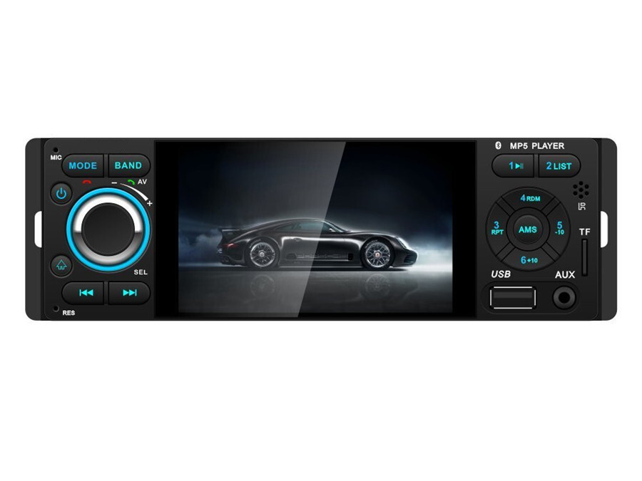 4.1″ Single Din Touchscreen Car Radio Audio Stereo Player MP5 USB TF BT AUX 12V