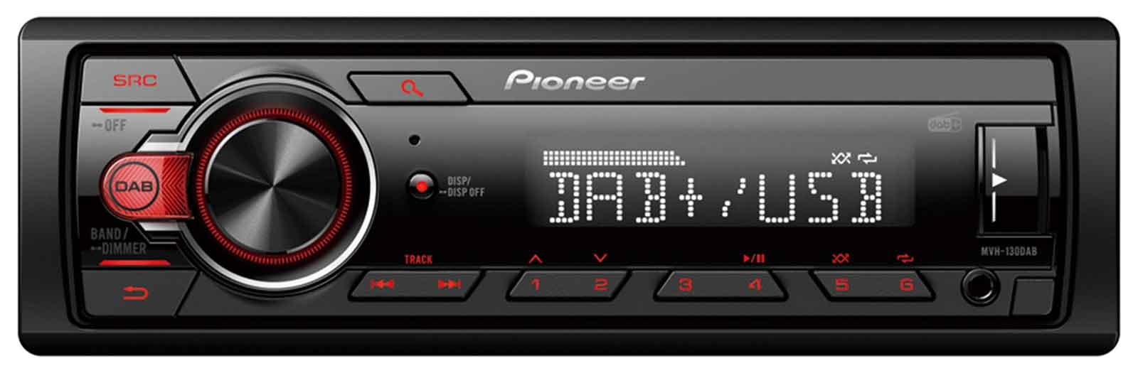 Pioneer MP3 1DIN DAB USB AUX Car Stereo for Lancia Musa (2005 onwards)
