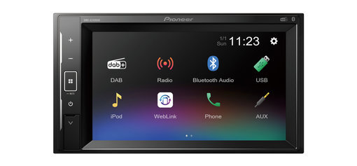 Pioneer DMH-A240DAB Double DIN 3 Pre-Out External Mic. BT DAB Car Camper Truck