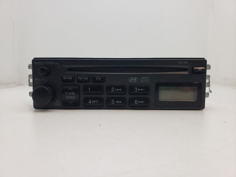 2001-2006 Hyundai Santa Fe Radio AM FMstereo-cd Single Disc OEM 377851