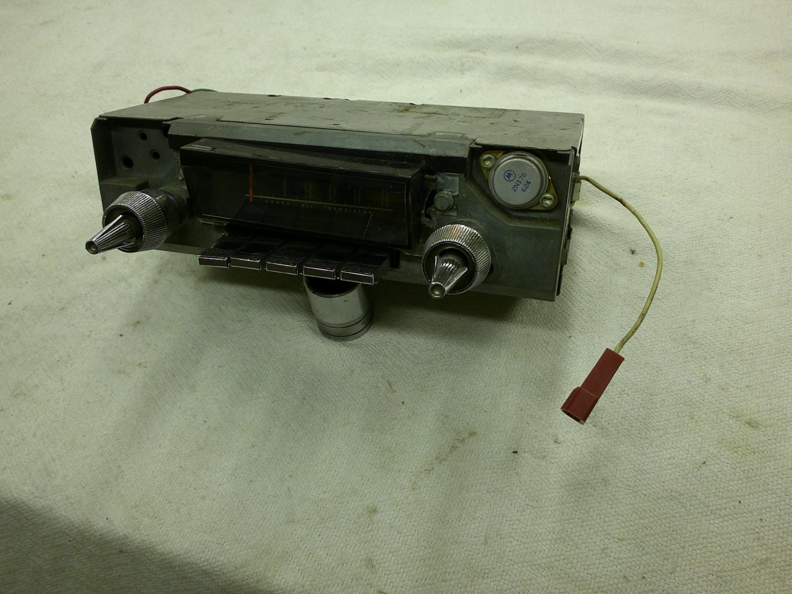 1966-1967 Dodge Charger OEM Mopar 233 Radio Stereo Head Unit AM WITH KNOBS