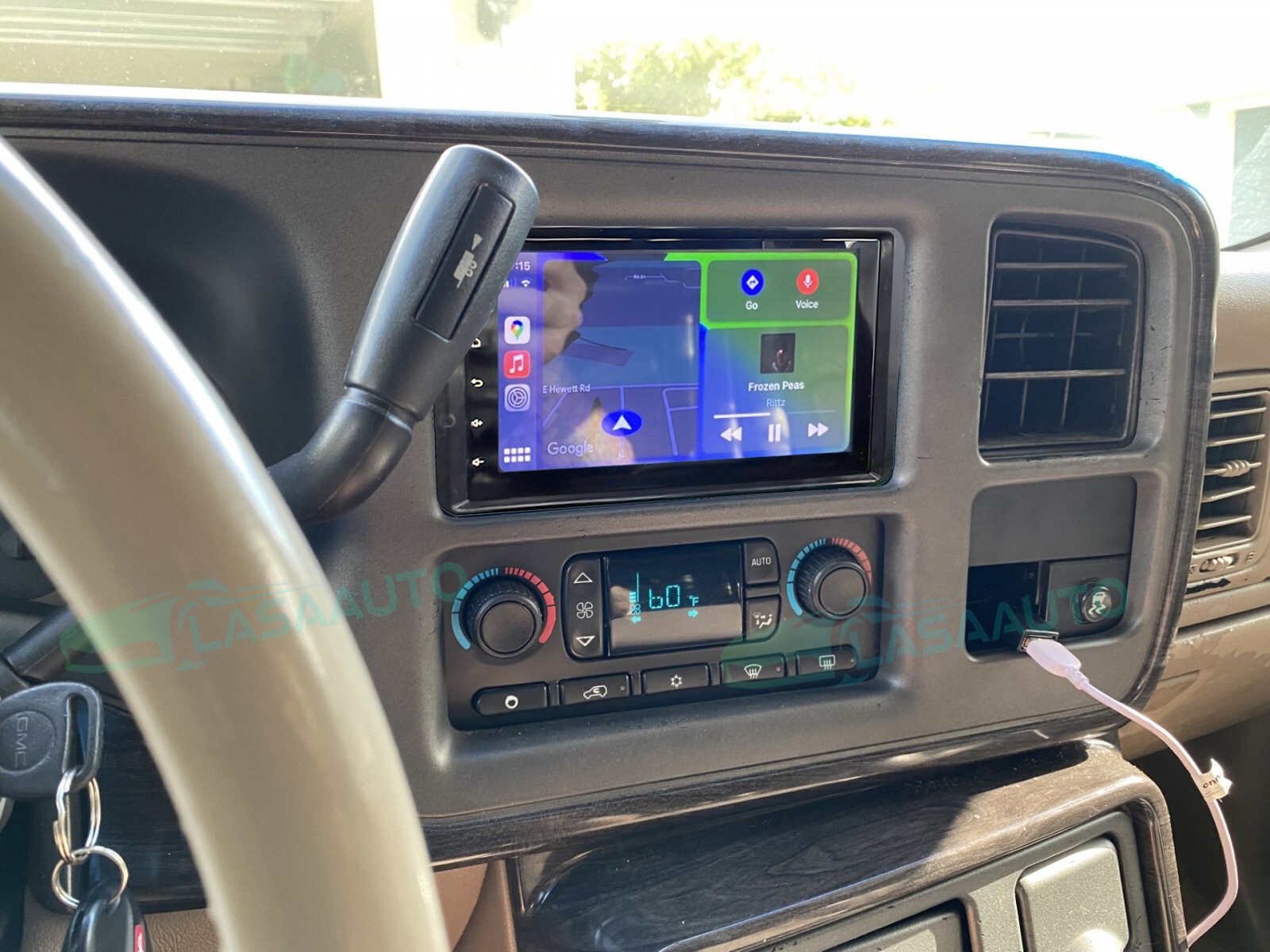 For GMC Chevrolet 2003-2006 Apple Carplay SWC Radio Android 13 GPS Stereo