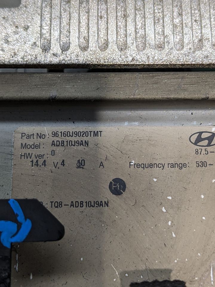 Audio Equipment Radio Receiver Assembly US Market Fits 18-21 KONA 1172519