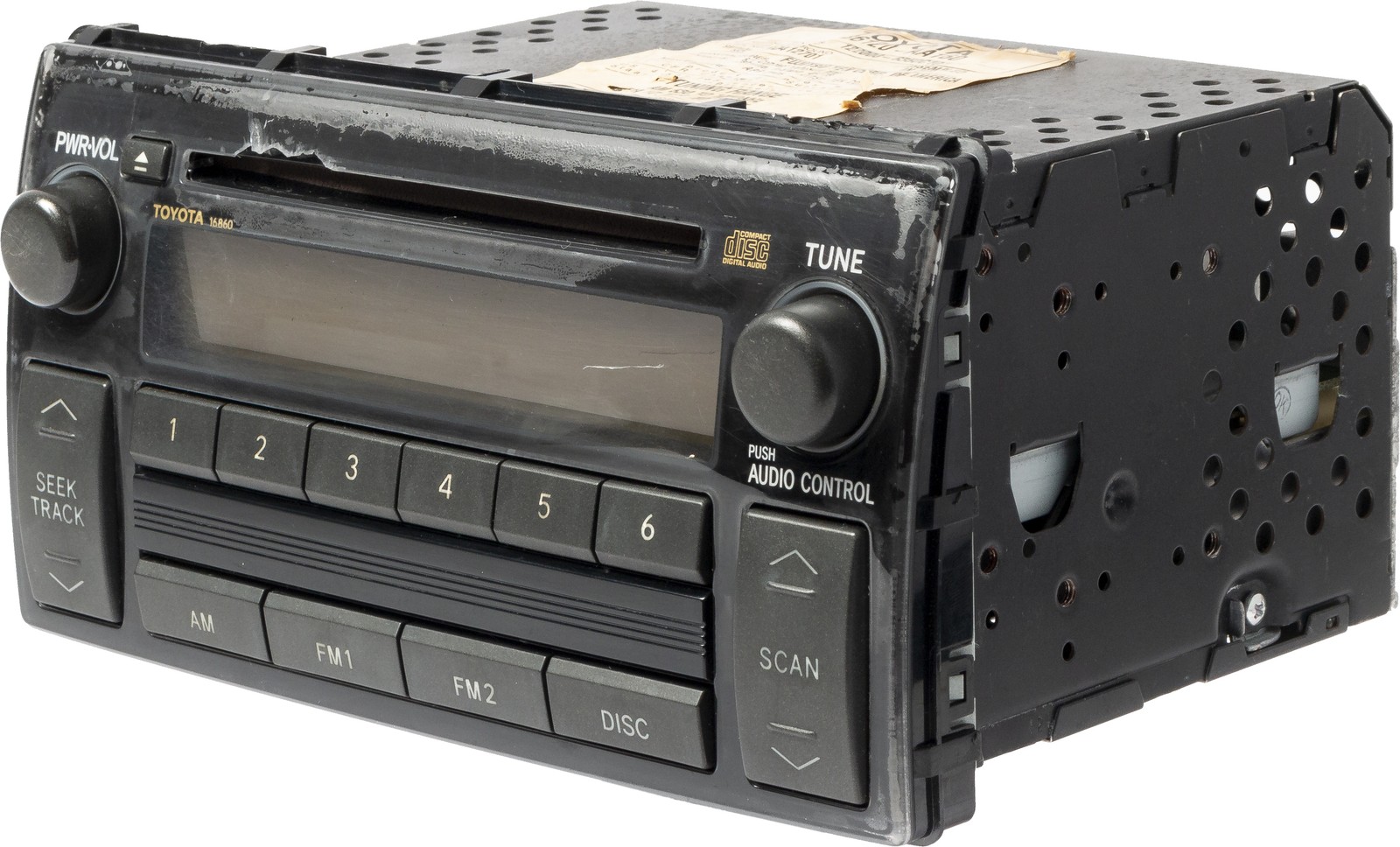 2005-06 Toyota Camry AMFM Radio Single Disc CD Player 86120AA160 Face Code 16860