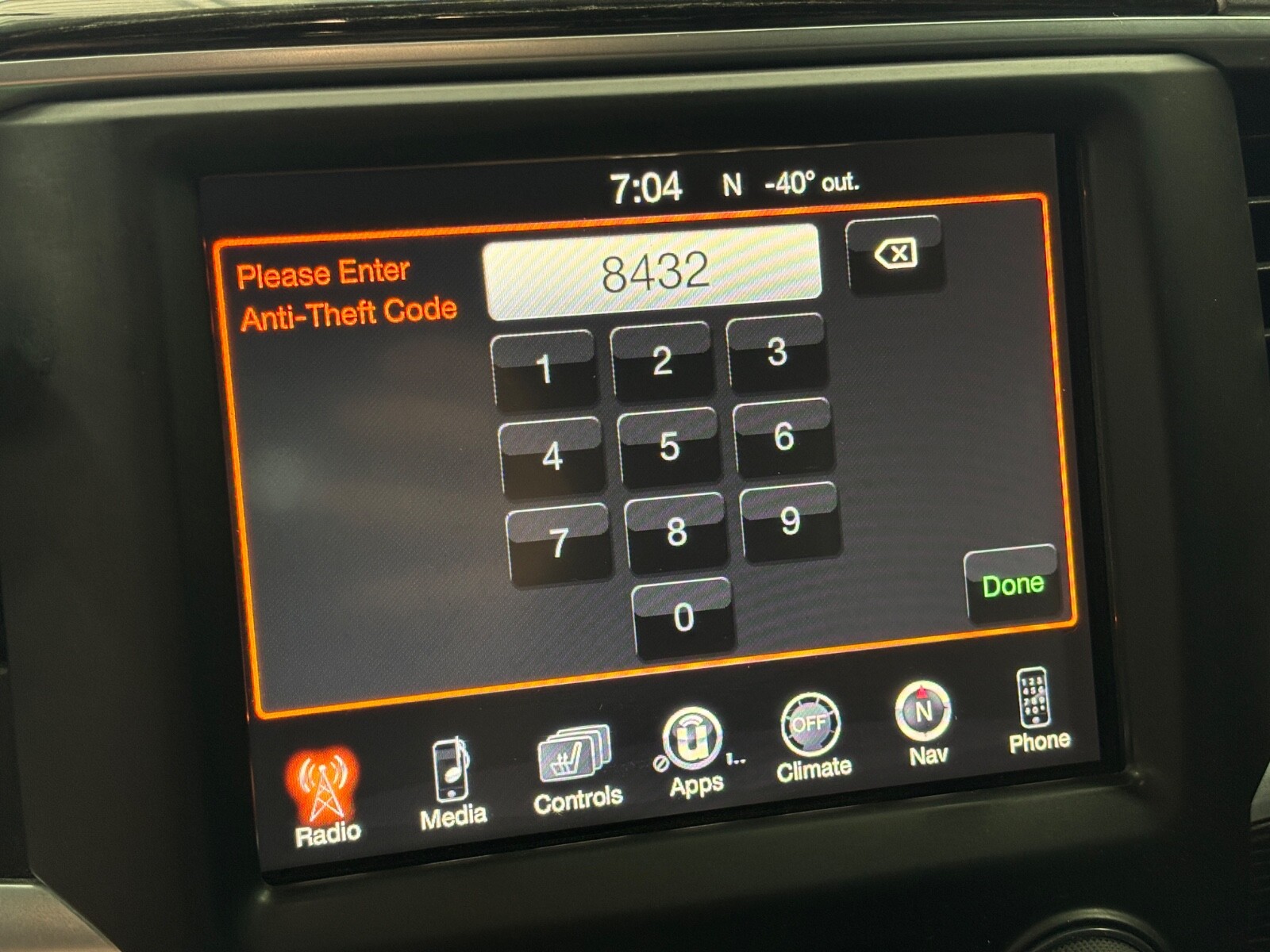 ✅13-2017 RAM 1500 OEM RADIO with NAVIGATION UCONNECT MULTI MEDIA Screen GPS 4TH