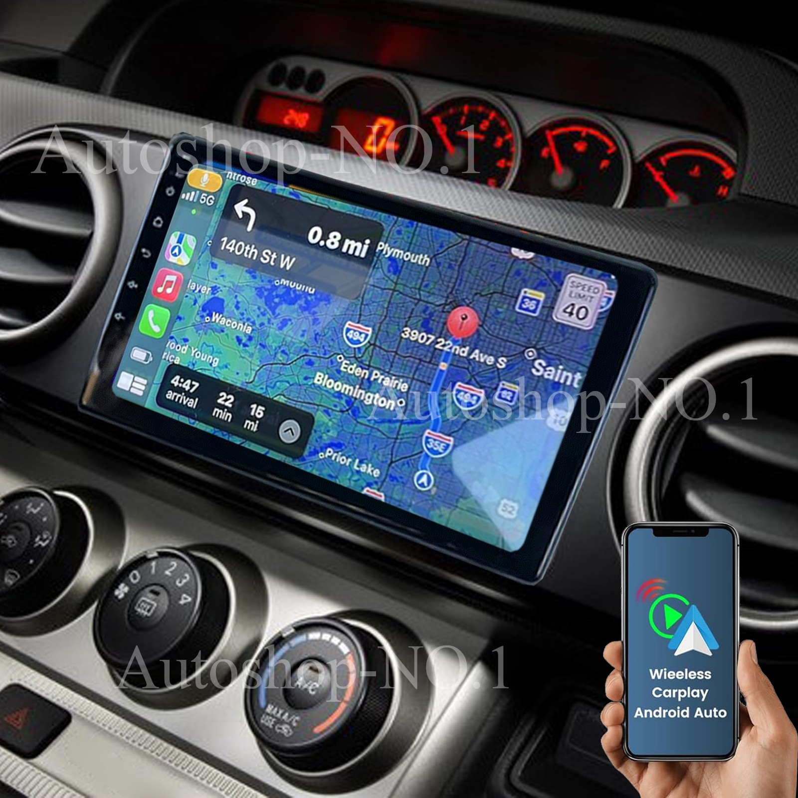 9″ Pantalla Para Scion Xb 2008-2015 Carplay Radio