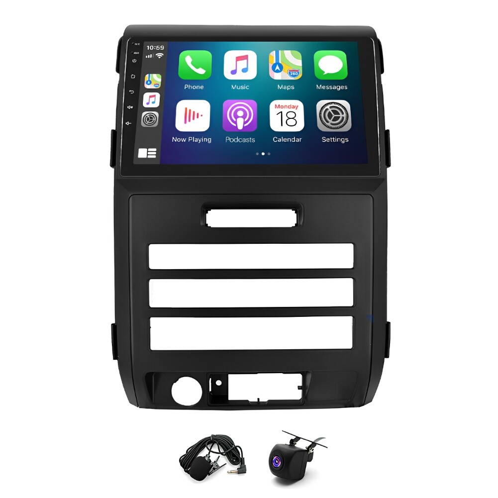 For Ford F150 2009-2014 Fit For Carplay Android 13 Car Stereo Radio GPS BT WiFi