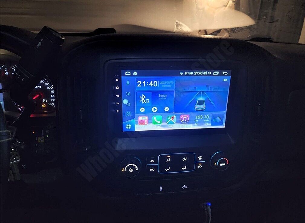 Android 13.0 Navi WIFI CarPlay Radio DSP For 2014-2018 Chevy Chevrolet Silverado
