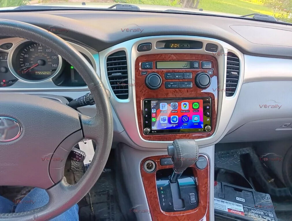 4+64GB Android 13 For 2000-2007 Toyota Highlander Car Stereo Radio Carplay WIFI
