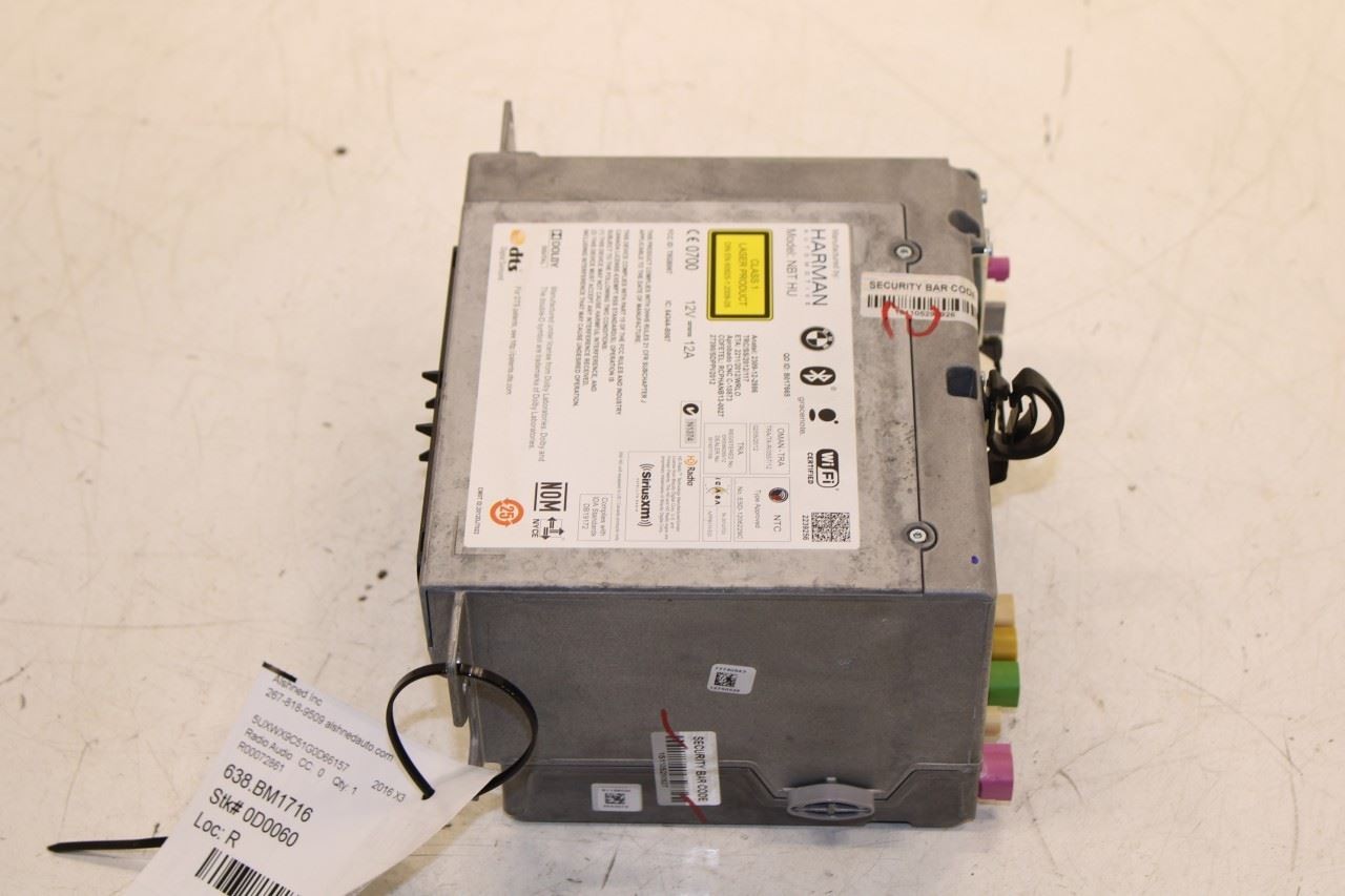 2011-2017 BMW X3 xDrive28i Harman Audio Radio Receiver 65129387568 OEM