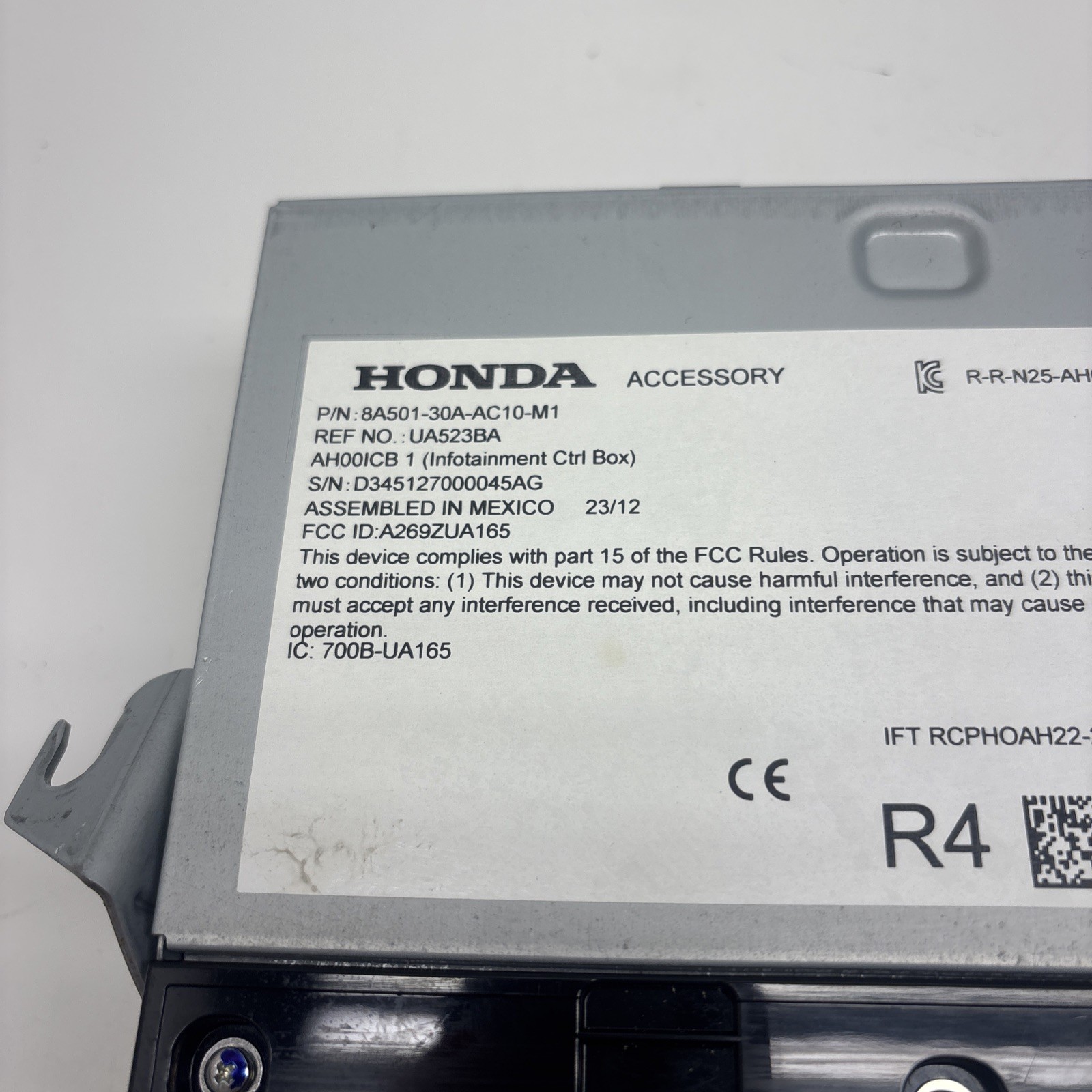 2023-24 HONDA ACCORD HYBRID SPORT RADIO RECEIVER HEAD UNIT OEM 8A501-30A-AB10-M1
