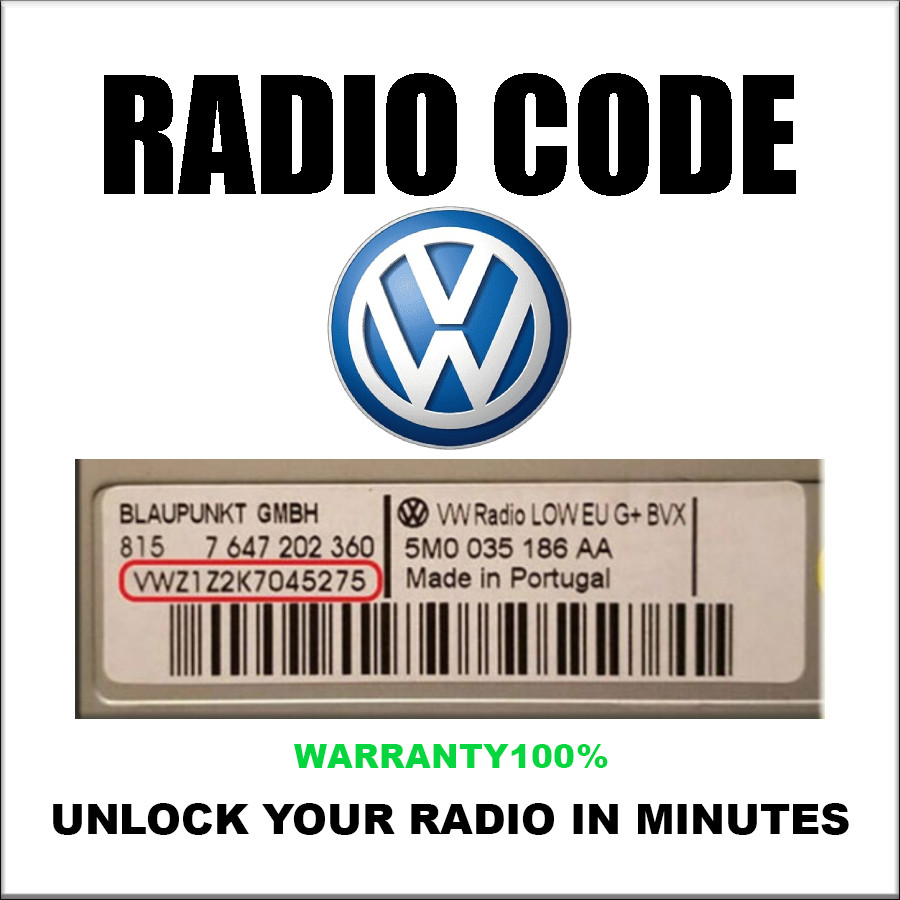 VW Radio SAFE Code Removal – RNS510 / RCD210