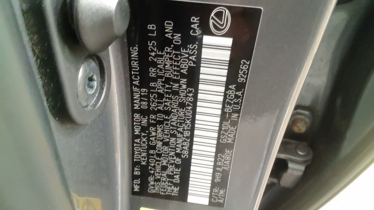 Audio Equipment Radio Receiver North America Built Fits 19 LEXUS ES350 7071812