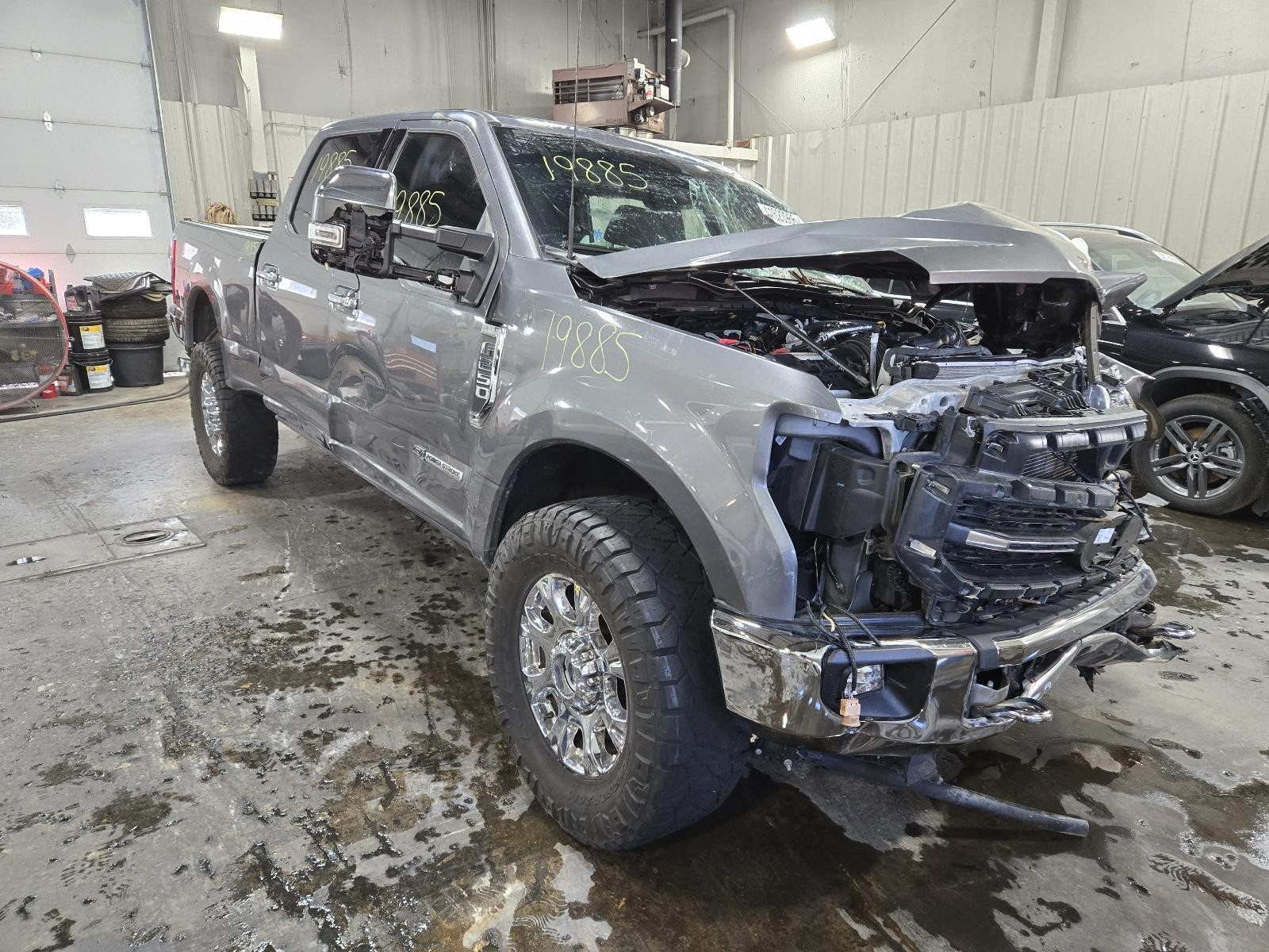 2019-2022 Ford F250-F350SD Front Dash Radio/Receiver, Silver, ID NU5T-14G670-PUB