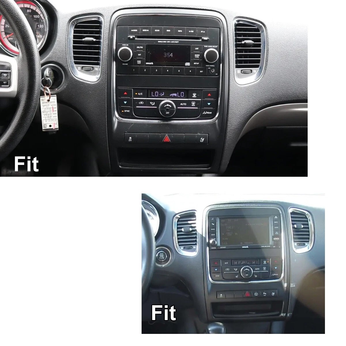 For 2011-2013 Dodge Durango Wifi CarPlay Car Radio GPS Stereo Android 15 4+64G