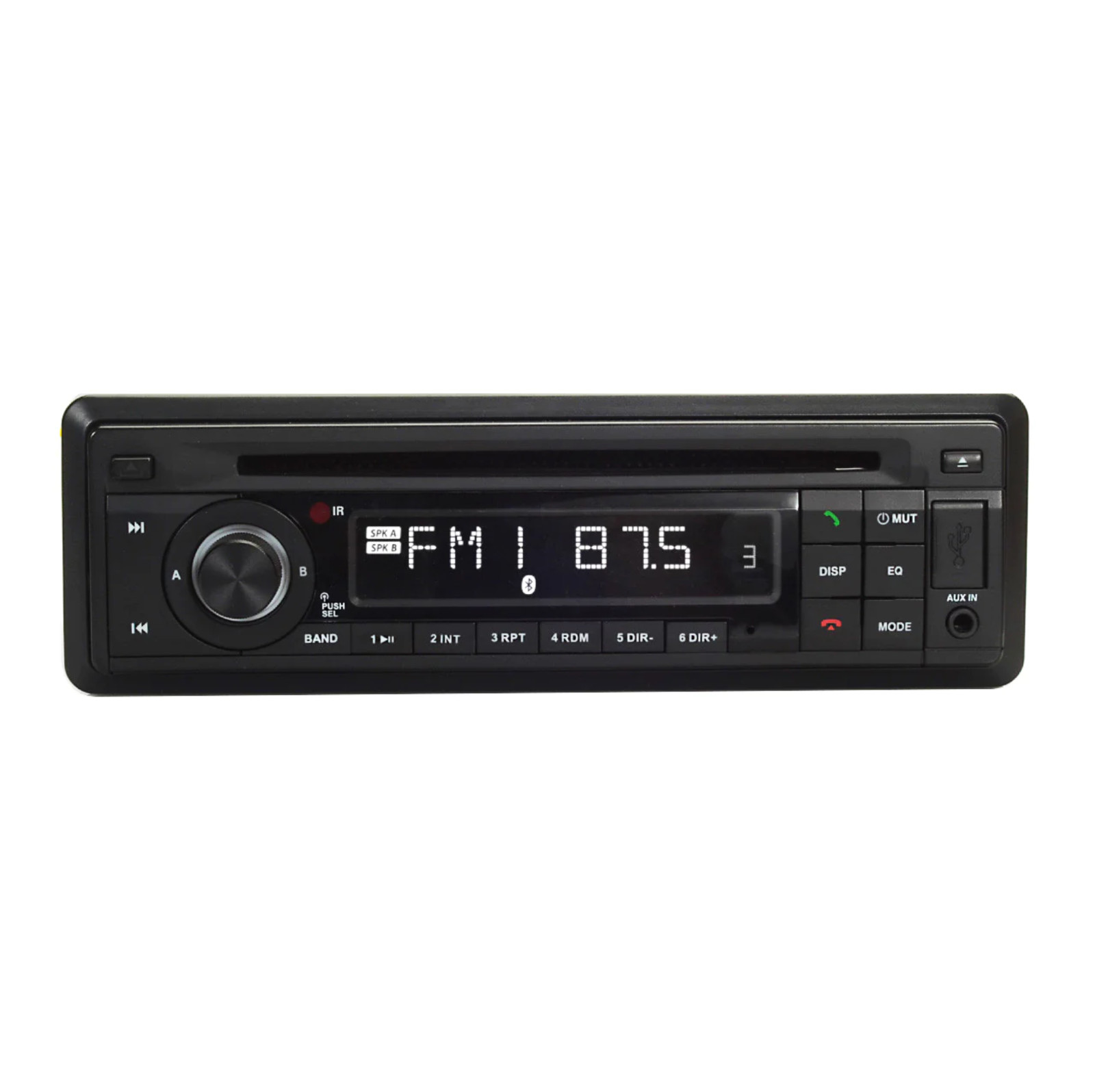 80’s Style DIN Radio BLUETOOTH AM FM Classic Retro Look Stereo CD USB AUX