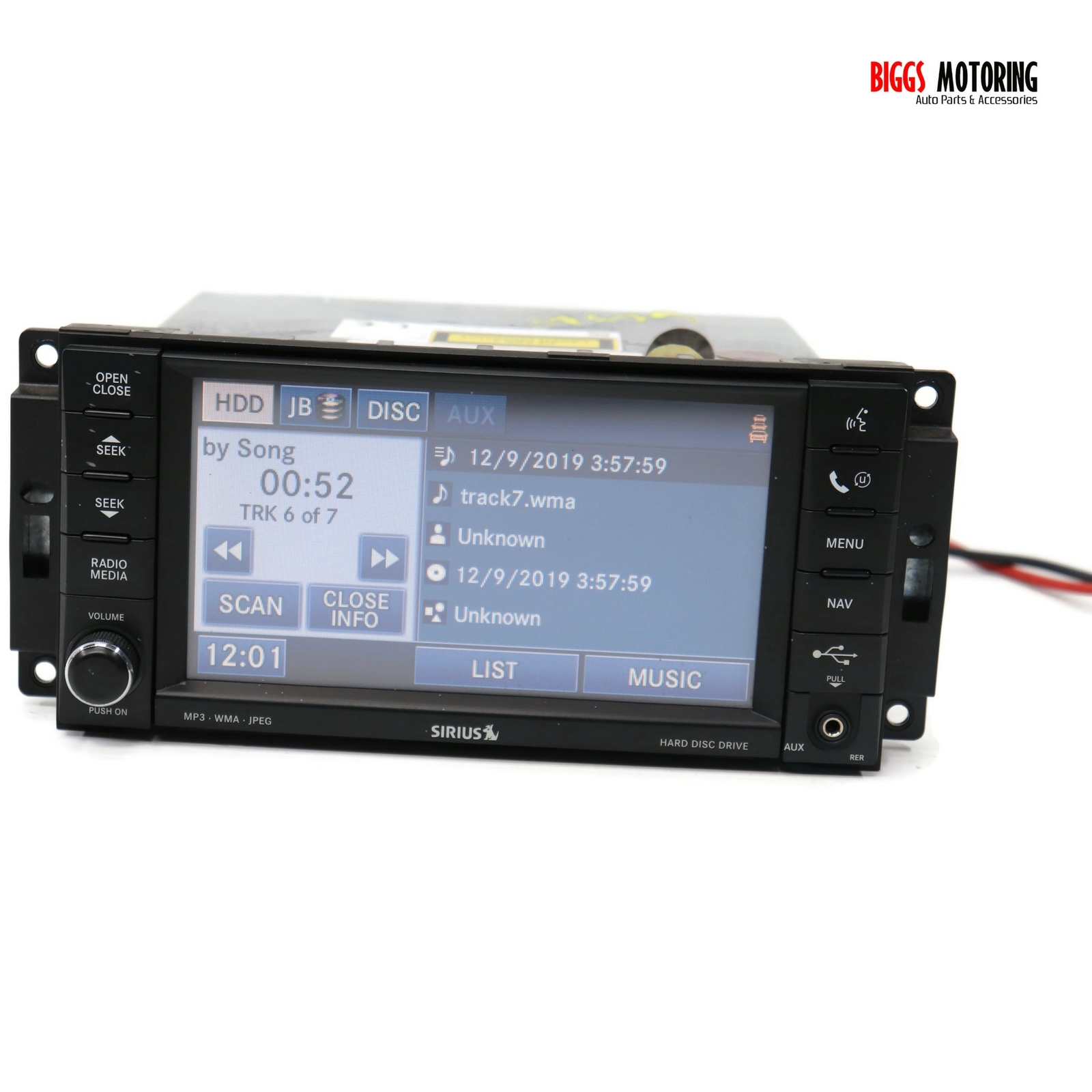 2007-2010 Chrysler Jeep Dodge MyGig Low Speed Navigation Radio P05064401AI