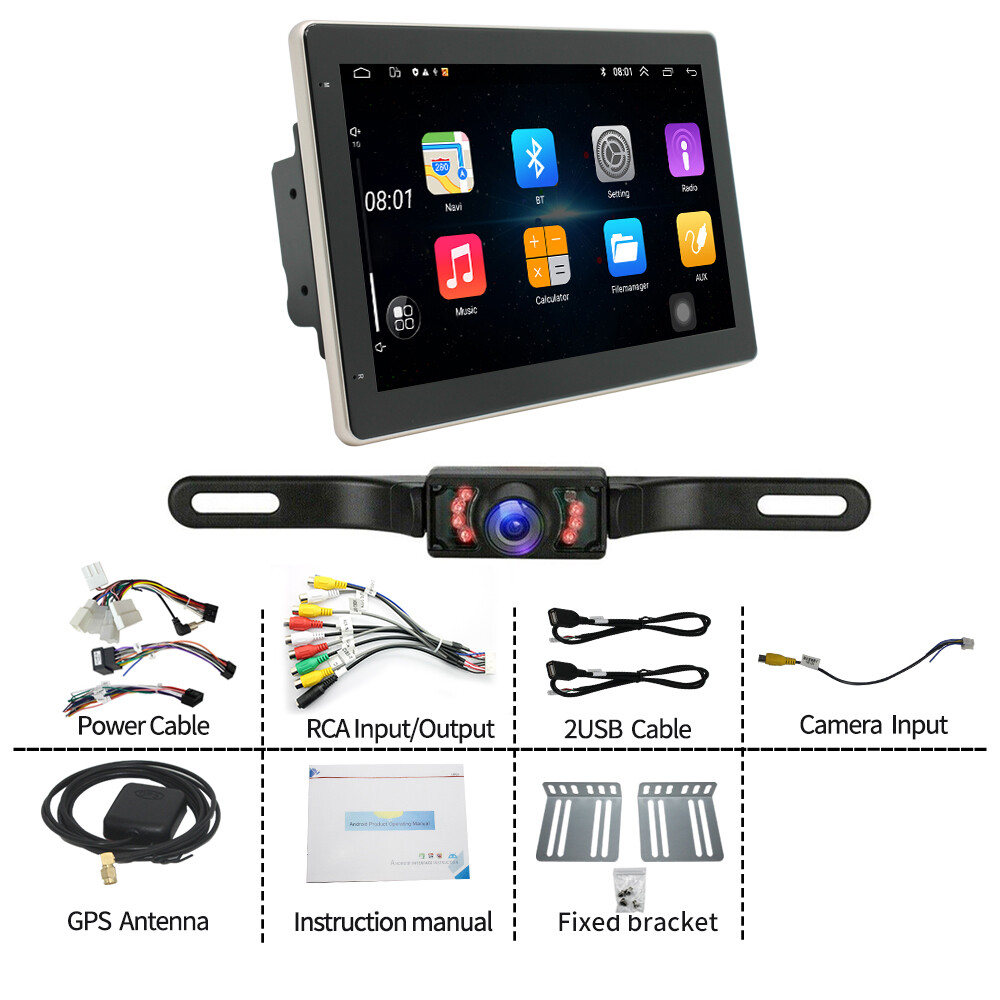 10.1”Android13 CarPlay Car Stereo Radio GPS Nav For 2013 2014 Ford F-150 Raptor