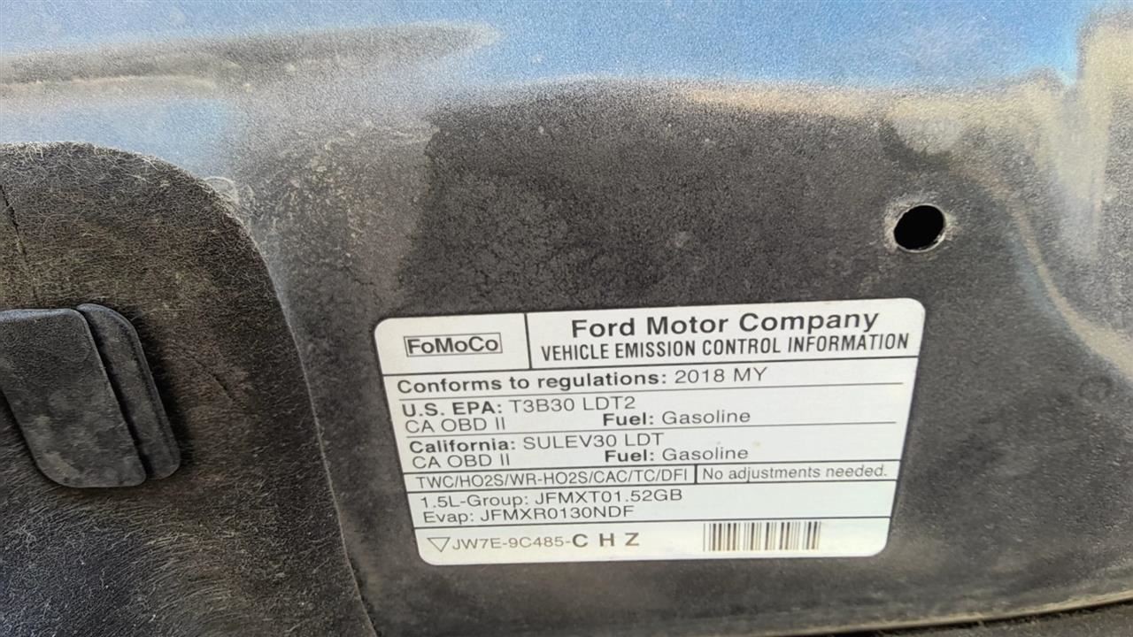 2015 – 2018 Ford Focus Audio Equipment Radio Control Panel