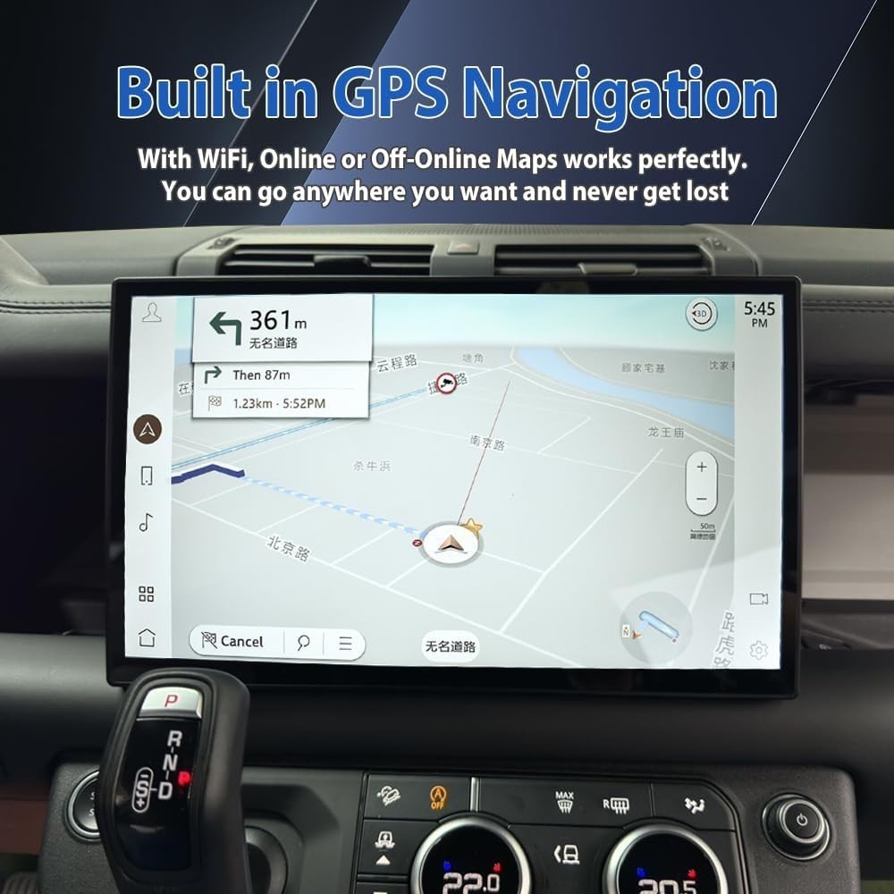 Android Car Radio Stereo Carplay GPS for Land Rover Range Rover Defender 2018-24