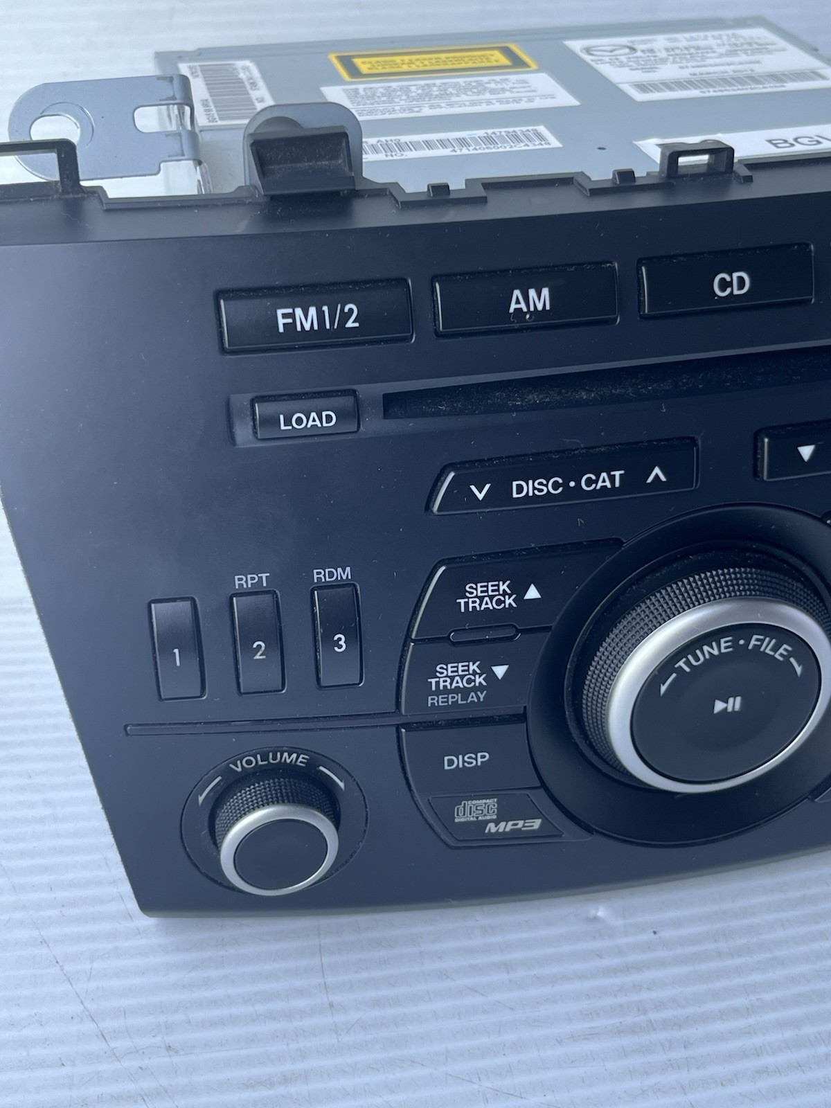 2010-2013 MAZDA 3 RADIO AUDIO AM/FM/CD SINGLE DISC PLAYER RECEIVER OEM