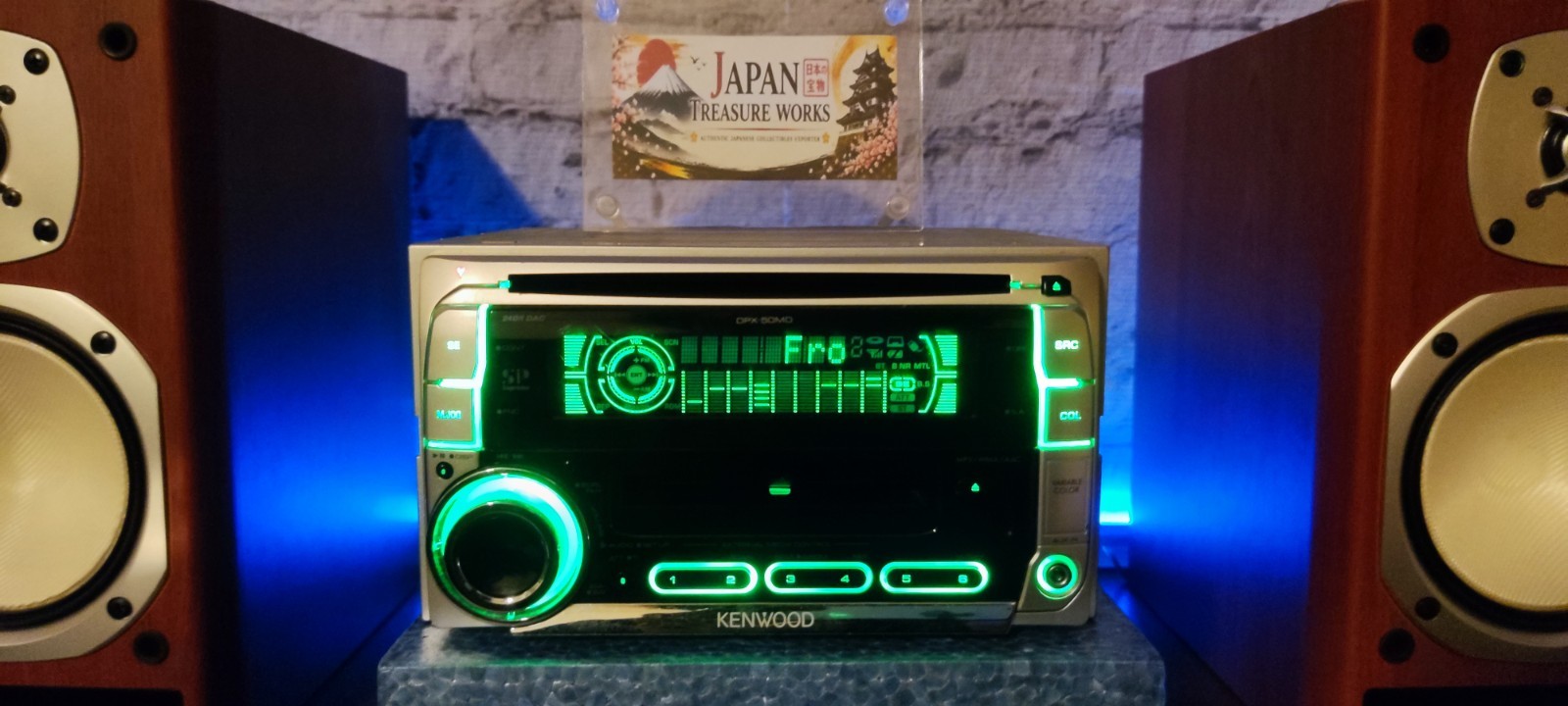 Kenwood DPX-50MD 2DIN CD MD AUX MP3 WMA AAC JDM Car Stereo Tested