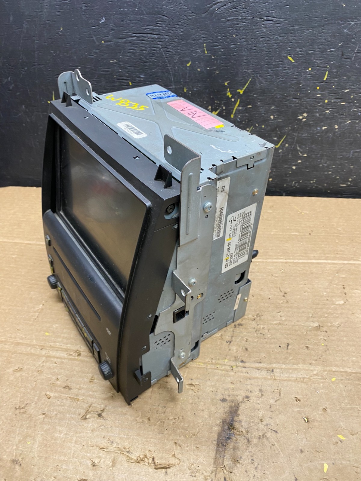 2007-2009 Cadillac Escalade Radio CD DVD GPS Navigation Screen Display Z7454 DG