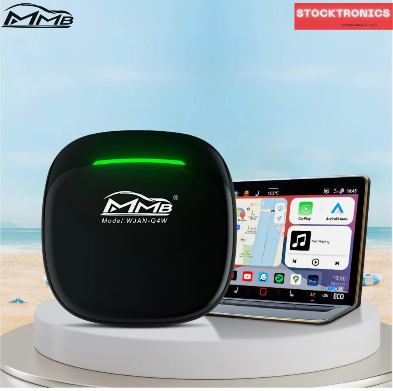 MMB MAX 5.0 Android 13 Wireless CarPlay 8GB+128GB 8-Core Multimedia Video Ai Box